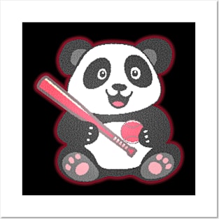 Panda Softball #2 Posters and Art